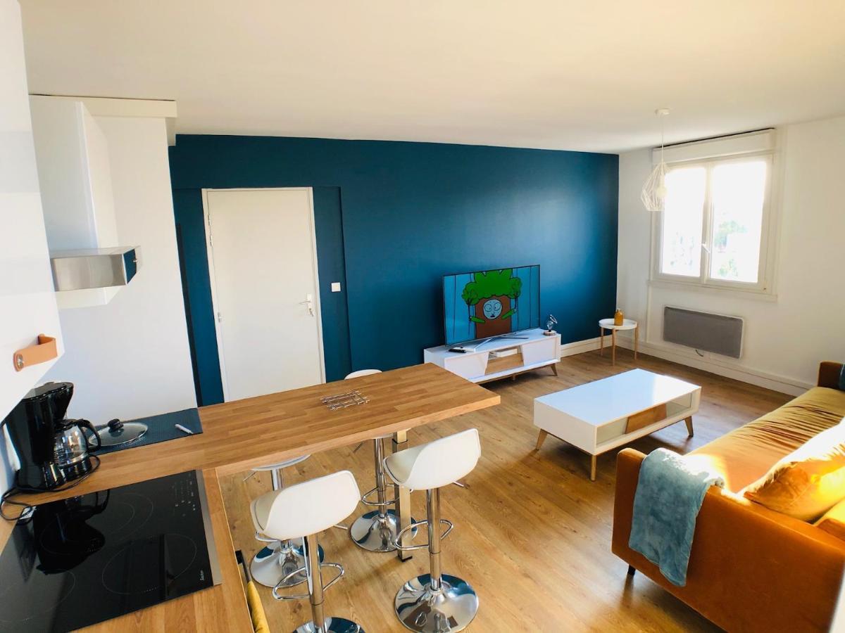 Charmant Appartement 1-4 Personnes, Proche Centre Avec Parking Нант Экстерьер фото