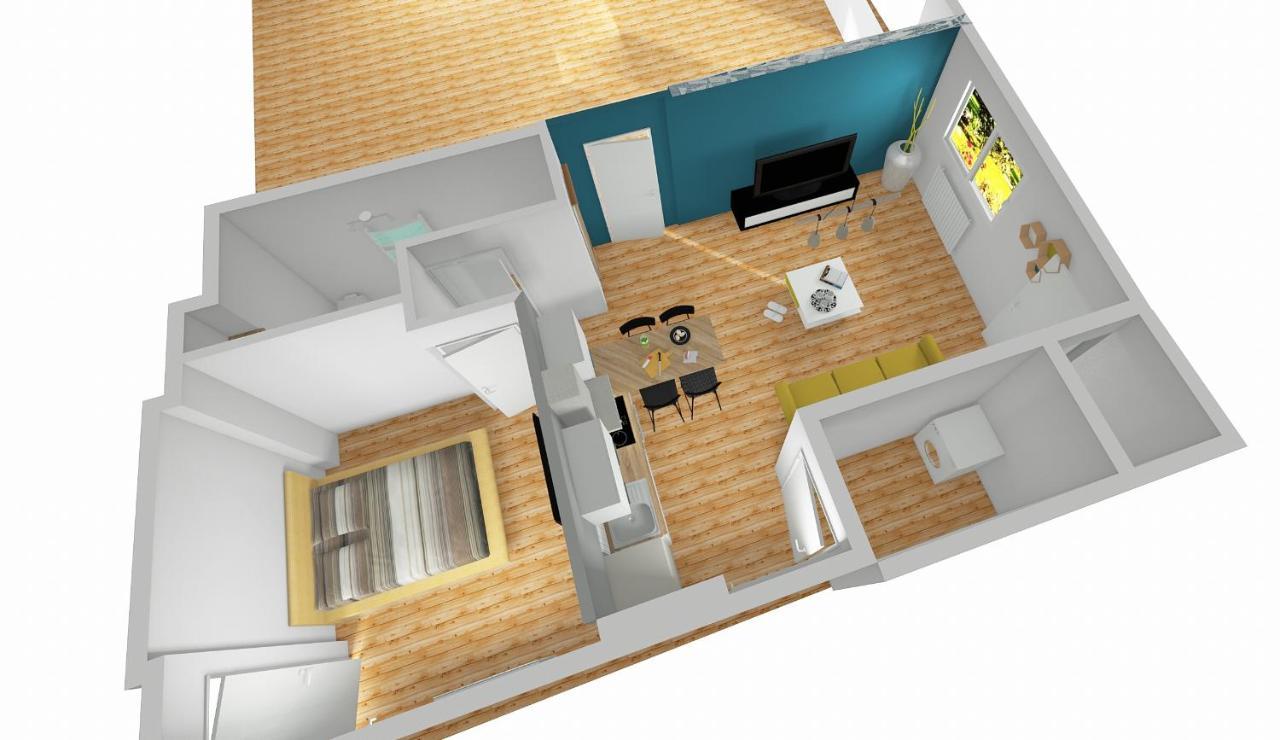 Charmant Appartement 1-4 Personnes, Proche Centre Avec Parking Нант Экстерьер фото